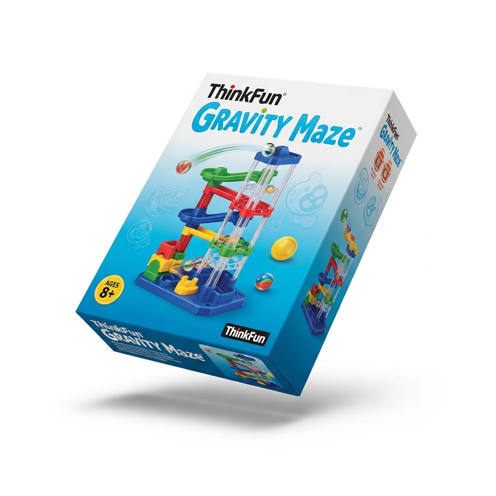 ThinkFun Gravity Maze: Build, Drop, Solve